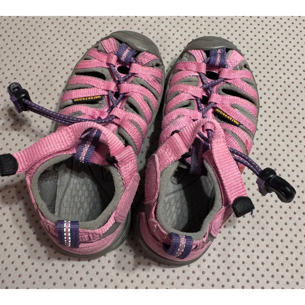 Keen Newport H2 Kids Waterproof Sandals Pink Purple Sport Shoes Size 10 Toddler